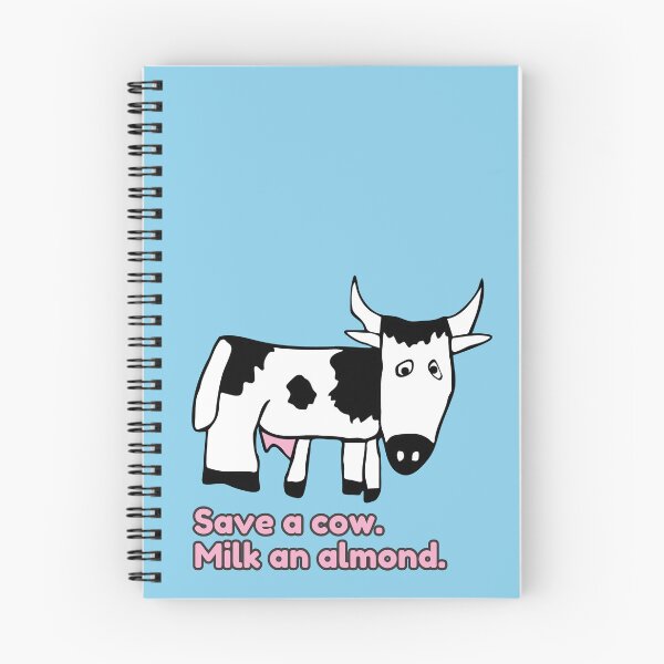 Item preview, Save a Cow Milk an Almond by Everything Eli designed and sold by EverythingEli.