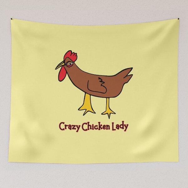 Item preview, Crazy Chicken Lady by Everything Eli designed and sold by EverythingEli.