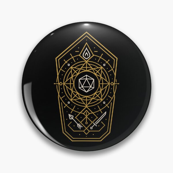Item preview, Character Classes Sacred Geometry with D20 Dice Tabletop RPG designed and sold by pixeptional.