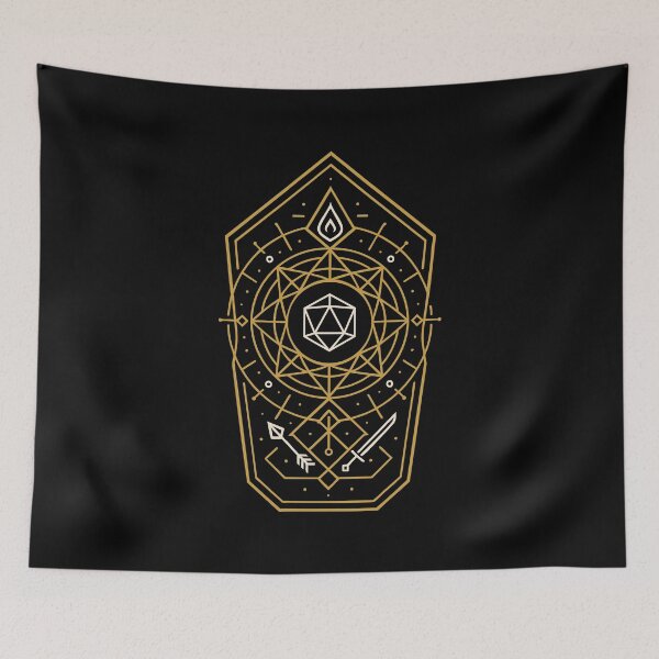Item preview, Character Classes Sacred Geometry with D20 Dice Tabletop RPG designed and sold by pixeptional.