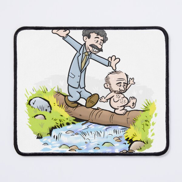 Item preview, Comical Log Bridge Balancing Act Over Stream designed and sold by TobiasCorrea.