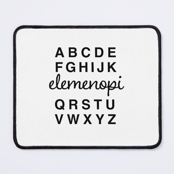 Item preview, L M N O P designed and sold by The Retro Stop.