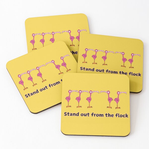 Item preview, Pink Flamingo Stand Out From The Flock by Everything Eli designed and sold by EverythingEli.