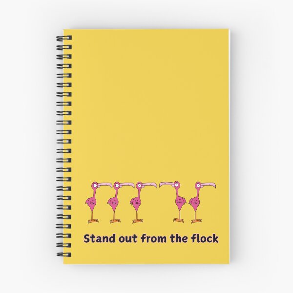 Item preview, Pink Flamingo Stand Out From The Flock by Everything Eli designed and sold by EverythingEli.