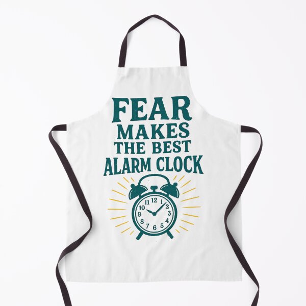 Item preview, Fear Makes the Best Alarm Clock Motivational Logo Design designed and sold by Artivio2025.