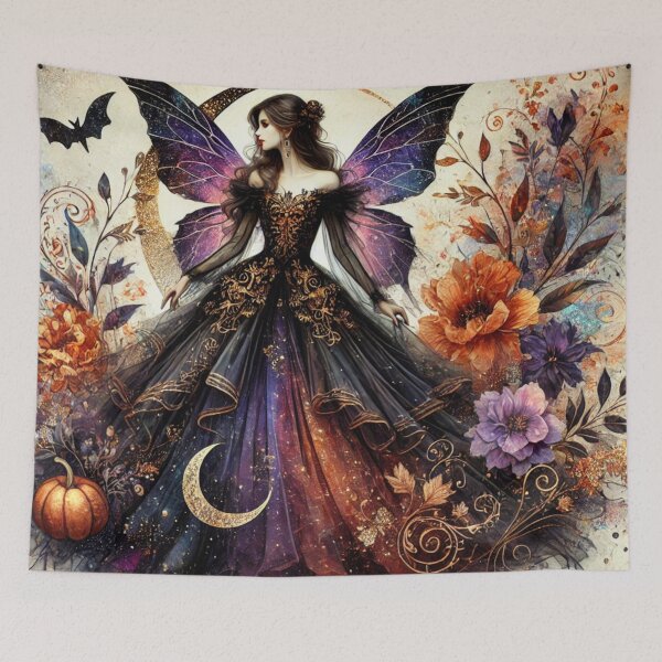 Item preview, Seliora Nightveil - Whispers of the Enchanted Moon designed and sold by Dream Bloom Gallery.