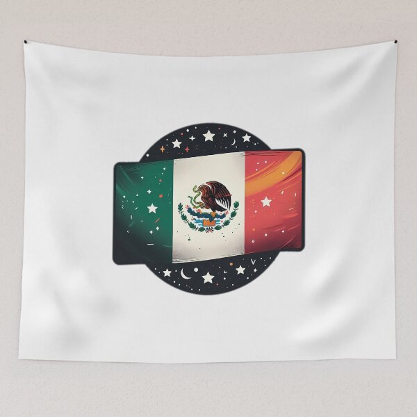 Item preview, mexican flag  designed and sold by NCNGDESIGN.