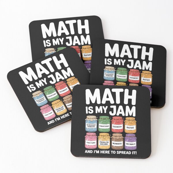 Item preview, Math Is My Jam And Im Here To Spread It Funny Math Teachers Day designed and sold by BakeryDozen.