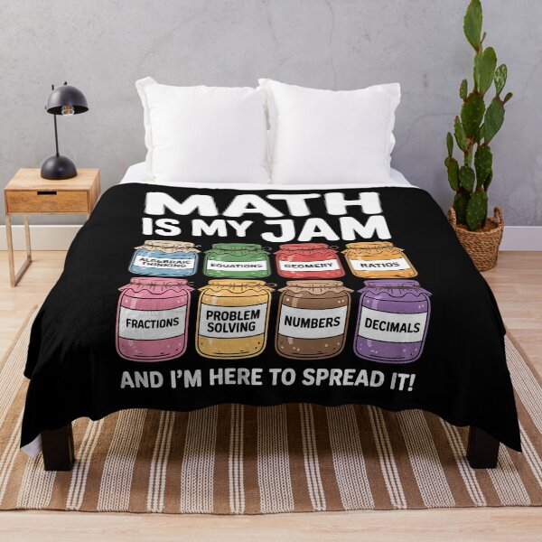 Item preview, Math Is My Jam And Im Here To Spread It Funny Math Teachers Day designed and sold by BakeryDozen.