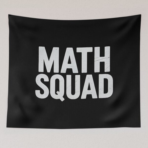 Item preview, Math Squad - Teacher School designed and sold by BakeryDozen.