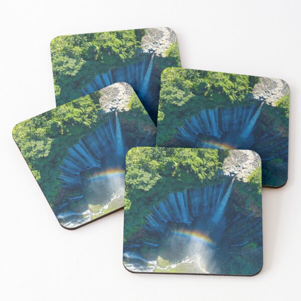 Item preview, Tumpak Sewu Waterfall with Rainbow – East Java Aerial Drone Photography designed and sold by mattryanphoto.
