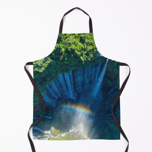 Item preview, Tumpak Sewu Waterfall with Rainbow – East Java Aerial Drone Photography designed and sold by mattryanphoto.