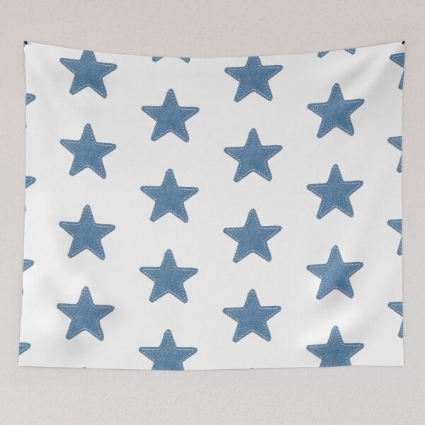 Item preview, denim star designed and sold by indie cottage.
