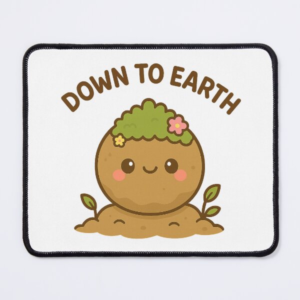 Item preview, Kawaii Earth Elemental – Down to Earth designed and sold by DreamMachine69.