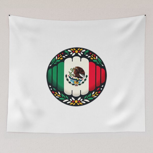 Item preview, mexican flag  designed and sold by NCNGDESIGN.