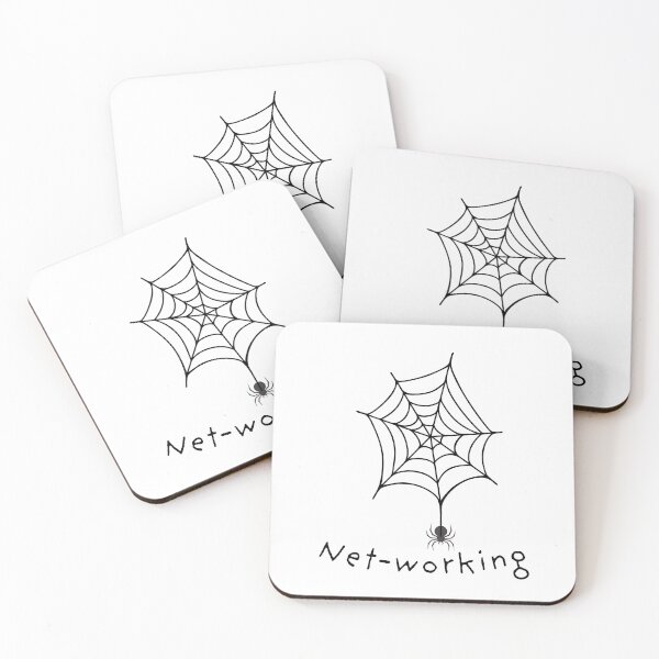 Item preview, Spider in a web networking designed and sold by OctopusStudio.
