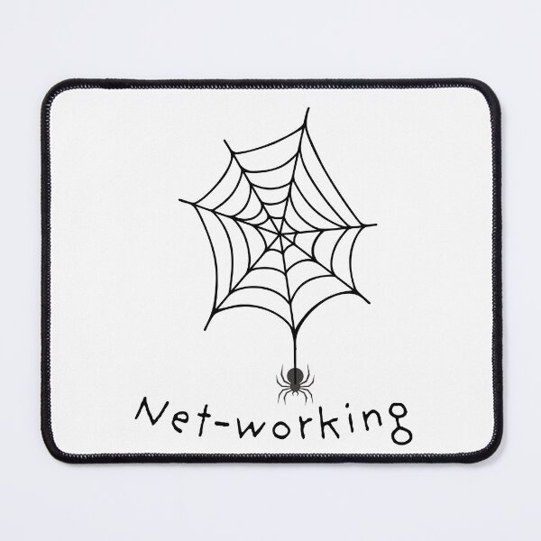 Item preview, Spider in a web networking designed and sold by OctopusStudio.