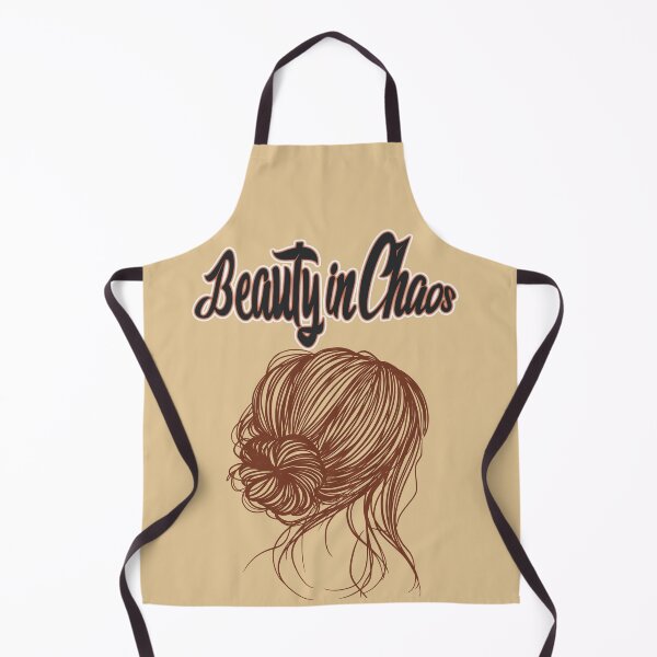 Item preview, Beauty in Chaos – Messy Bun Girl Aesthetic Quote Design designed and sold by SR-Soulprints.