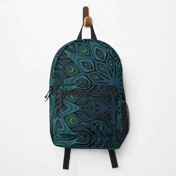 Item preview, Decorative Abstract Peacock Rose Window Pattern - green designed and sold by Dawn Anthes.