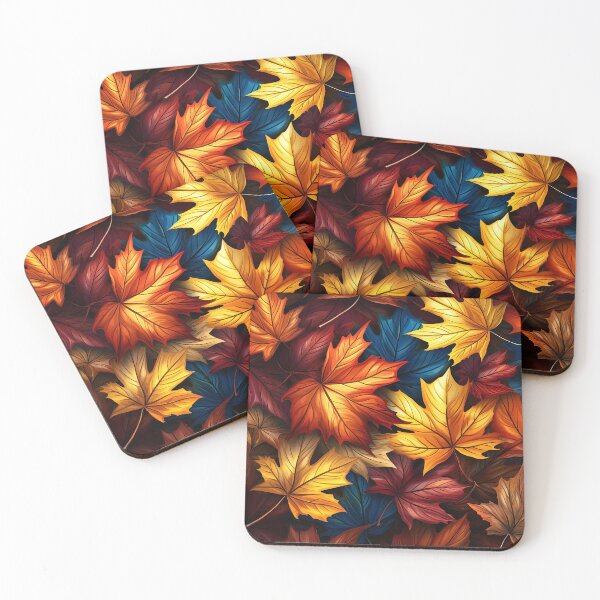 Item preview, Autumn Fall Red And Yellow Leaves Design Art designed and sold by DEC02.