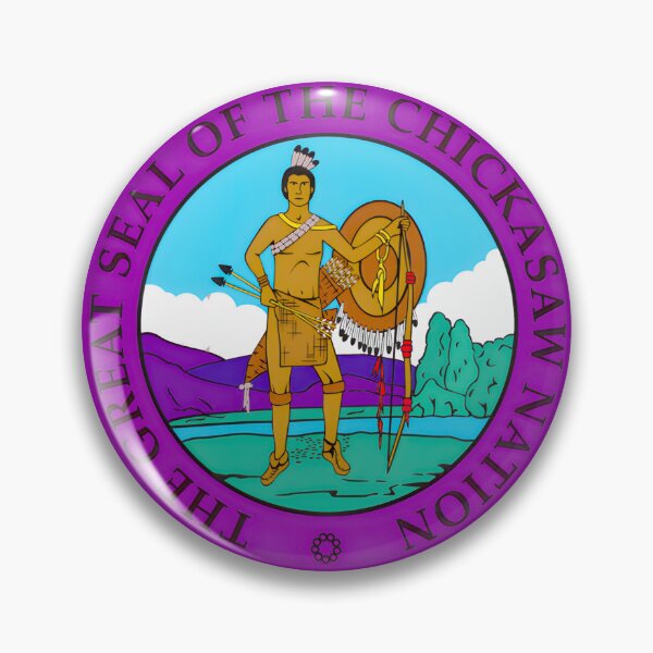Item preview, Chickasaw Nation Great Seal - Native American Heritage Design designed and sold by TobinGannett.