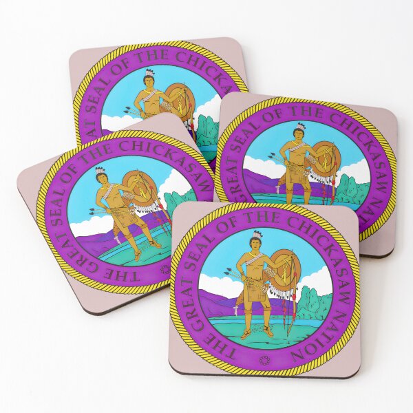 Item preview, Chickasaw Nation Great Seal - Native American Heritage Design designed and sold by TobinGannett.