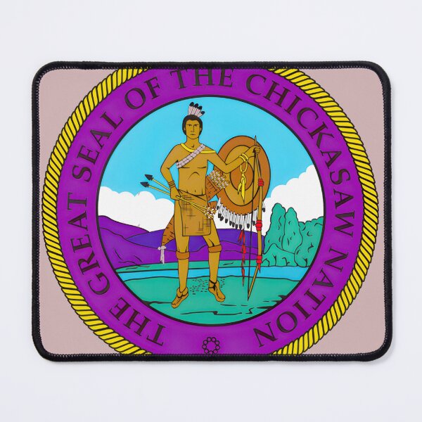 Item preview, Chickasaw Nation Great Seal - Native American Heritage Design designed and sold by TobinGannett.