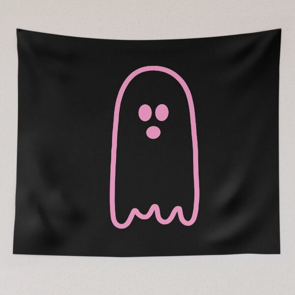 Item preview, light pink ghost - pink halloween designed and sold by Aesthetic Crew.