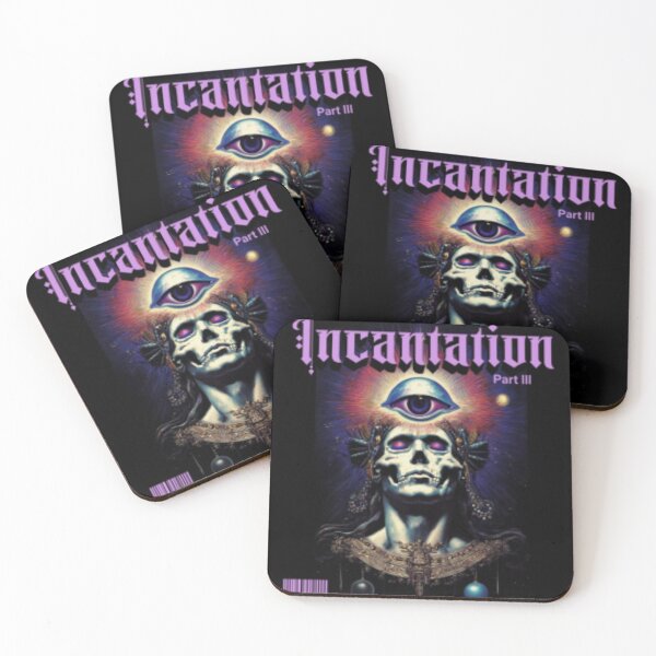 Item preview, Incantation Part III – Mystic Skull Third Eye Cosmic Art designed and sold by Incantations1.