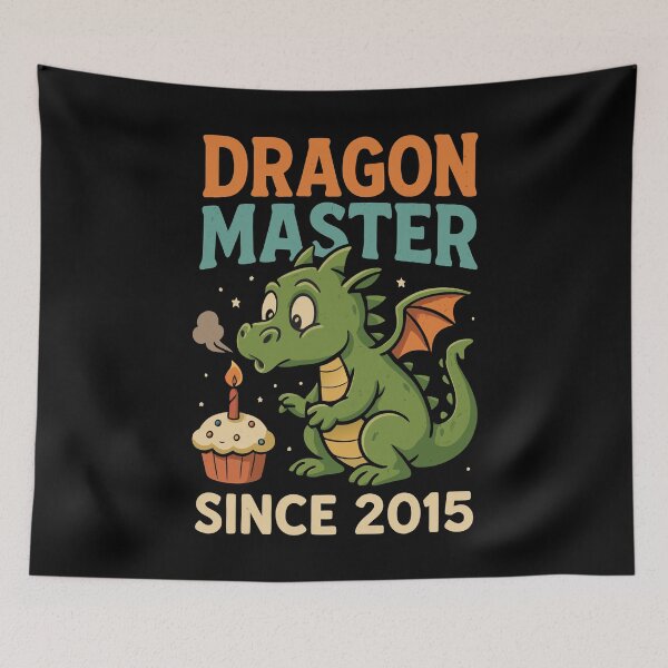 Item preview, Dragon Master Since 2015 10th Birthday Double Digit Legend designed and sold by Blok45.