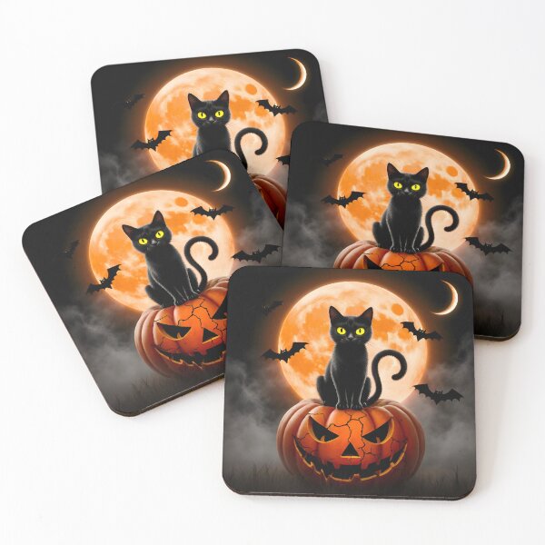 Item preview, Witch Cat and Pumpkin Glow designed and sold by SBEE-jirapha.