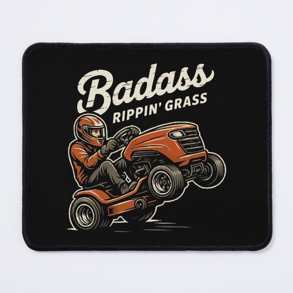 Item preview, Racing Mower - Rippin' Grass - Lawn Mower Racing designed and sold by RaceDayRags.