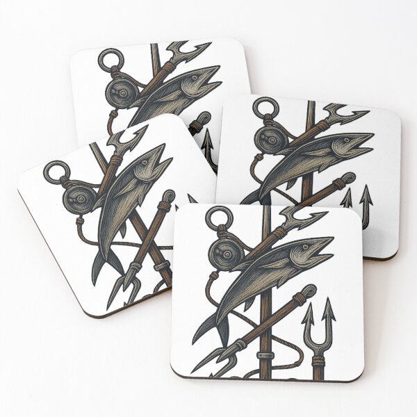 Item preview, Arsenal of the Sea – Tattoo Woodcut Fisherman’s Totem designed and sold by Sabbara.