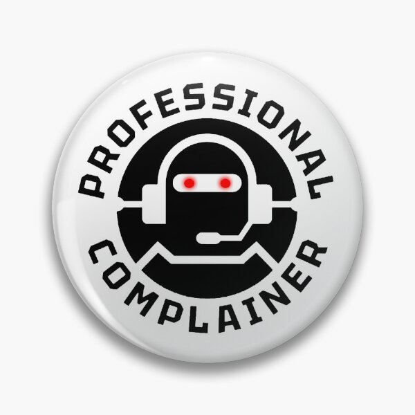 Item preview, Professional Complainer B&W 2 Logo 1 designed and sold by koolzeeart.