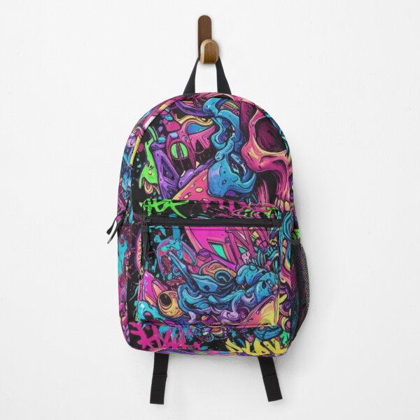 Item preview,  psychedelic skull with a third eye tshirt designed and sold by anandsiva2703.