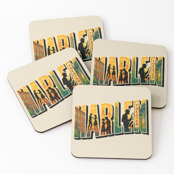 Item preview, Harlem, New York City -- Vintage Jazz & Cityscape designed and sold by Myra365Art.