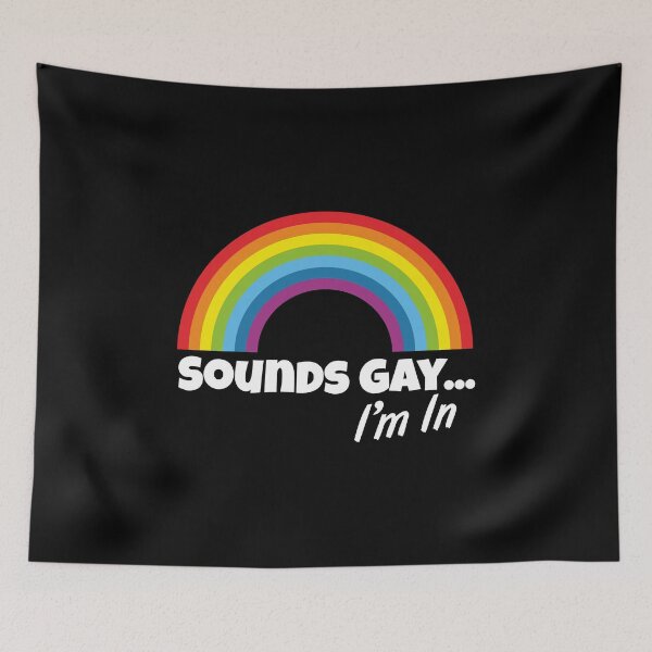 Item preview, Sounds Gay Im in Pride Month designed and sold by BigKids-Art.