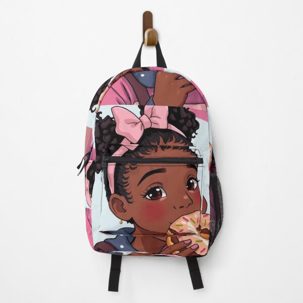 Item preview, Cute Little Black Girl's Snack Time designed and sold by Soxybabe12.