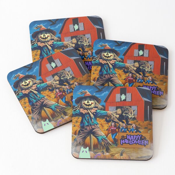 Item preview, "Pumpkin Patch Panic with Phantom Kitty" designed and sold by RodimusG1Art.