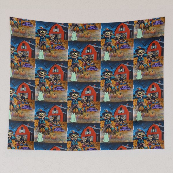 Item preview, "Pumpkin Patch Panic with Phantom Kitty" designed and sold by RodimusG1Art.