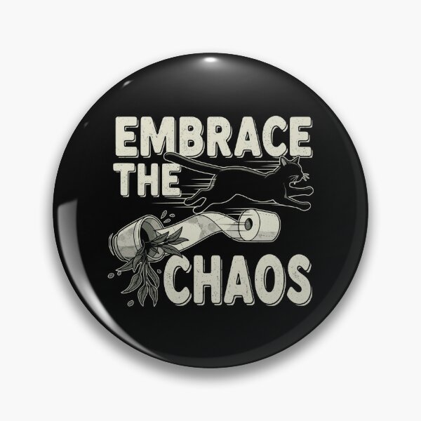 Item preview, AUG-138 Embrace the Chaos Funny Cat | Mischievous Cat Lover Gift designed and sold by noberic.