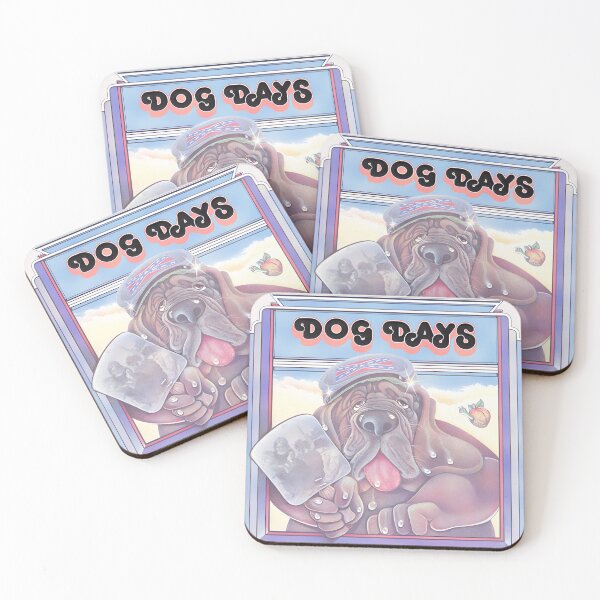 Item preview, Soulful Hound Dog Days Art Print - Retro 70s Aesthetic designed and sold by TobinWalsh.