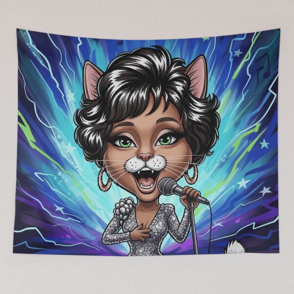 Item preview, Whiskney Houston – The Meow of a Diva designed and sold by Nine Lives Tour.