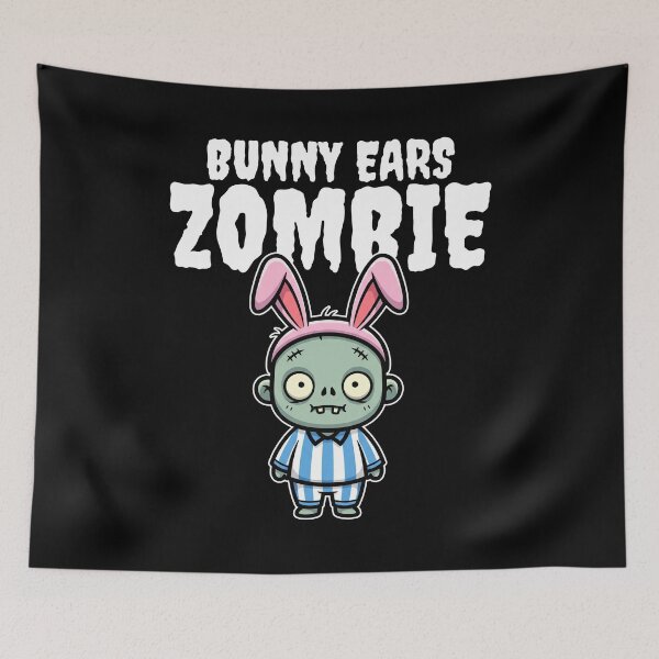 Item preview, BUNNY EARS ZOMBIE - ZOMBIE HALLOWEEN designed and sold by KEF Custom.