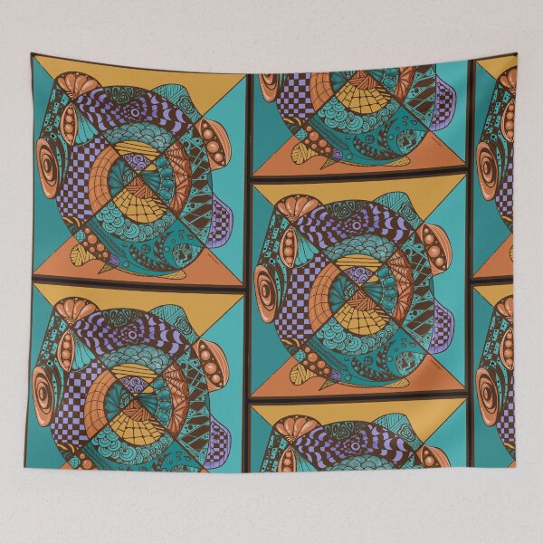 Item preview, Zentagle Abstract Pattern designed and sold by Julia's Print Studio .