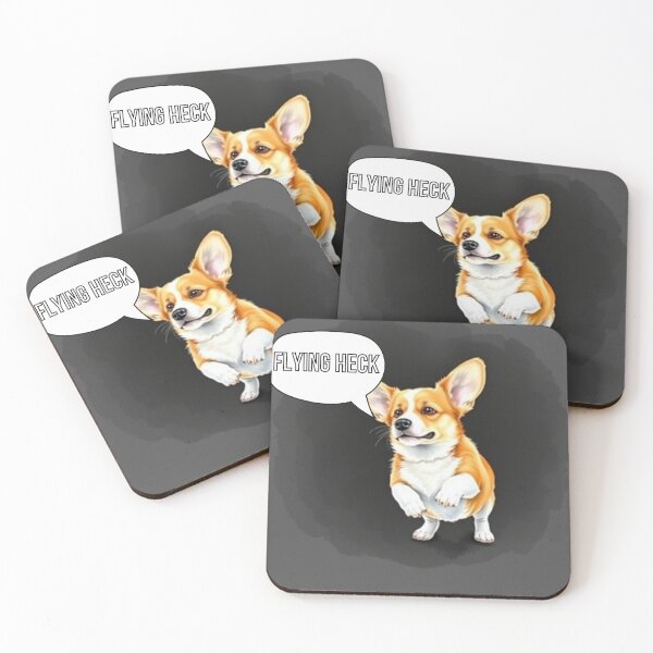 Item preview, Flying Heck Corgi Art designed and sold by EllDAV777.