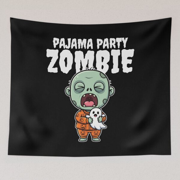 Item preview, PAJAMA PARTY ZOMBIE - ZOMBIE HALLOWEEN designed and sold by KEF Custom.