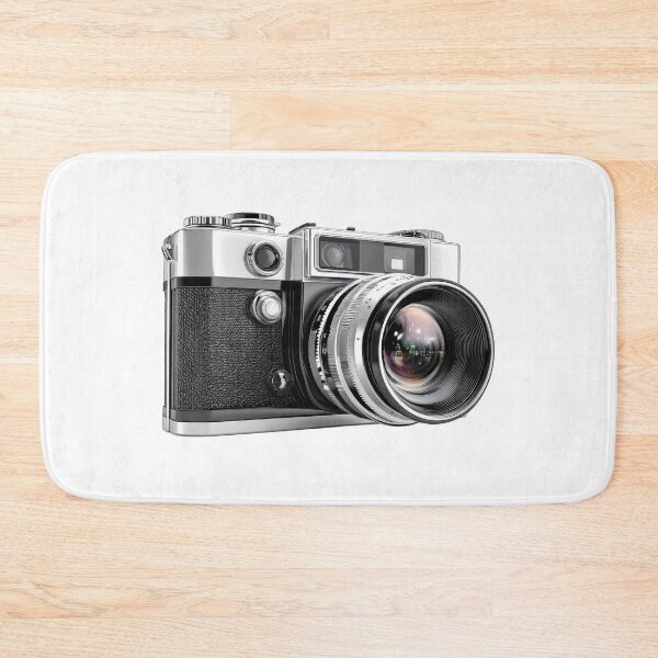 Item preview, Shiny metallic 3D camera symbol with lens reflection designed and sold by DadGenX.