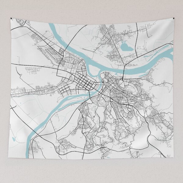 Item preview, Belgrade City Map of Serbia - Circle designed and sold by deMAP.