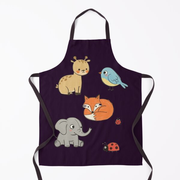 Artikelvorschau, süße Cartoon-Tiere wie blauer Vogel, Fuchs, Insekt einzigartiges Design T-Shirt entworfen und verkauft von anandsiva2703.